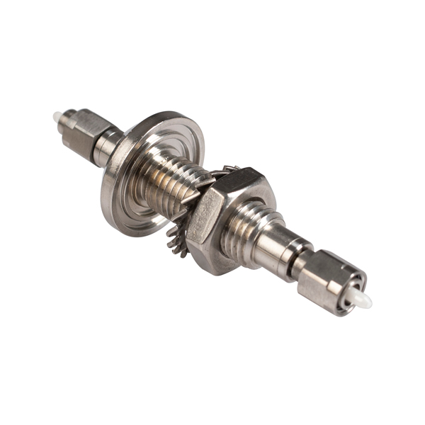 Hermetic fiber-optic feedthroughs for vacuum and pressure (up to 1000 bars)